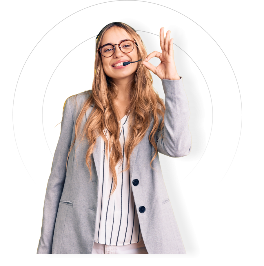 Outbound Sales Agent woman